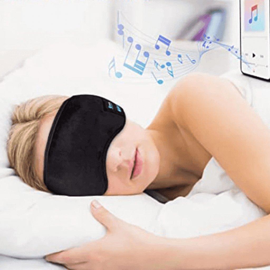 Mascara de dormir original Sleep Pro™ com fones de ouvidos - Sports Pro