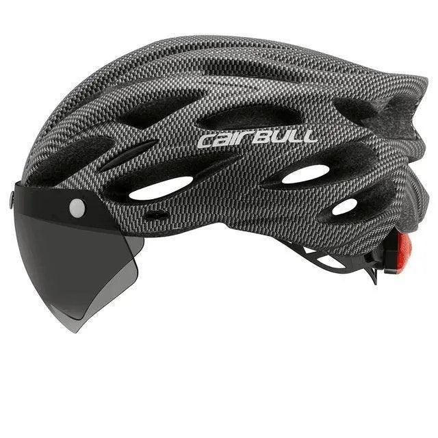 Capacete de ciclismo CAIRBULL™ com LED e viseira - Sports Pro